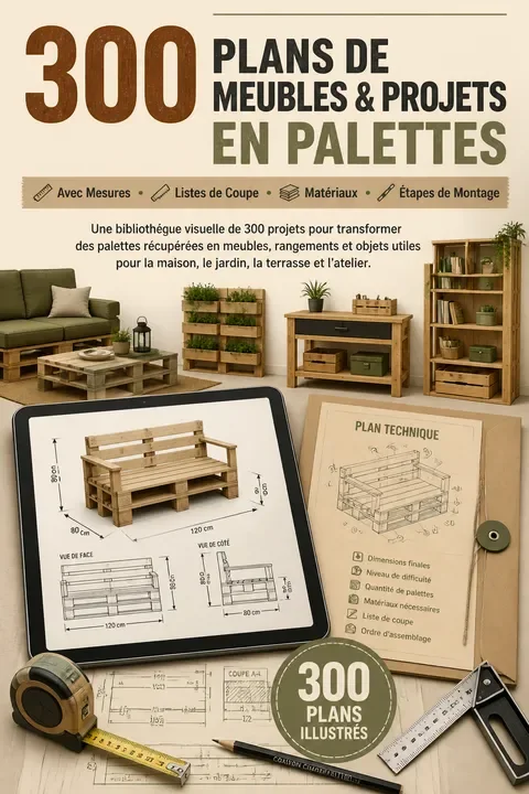 Exemple de présentation des plans en palettes